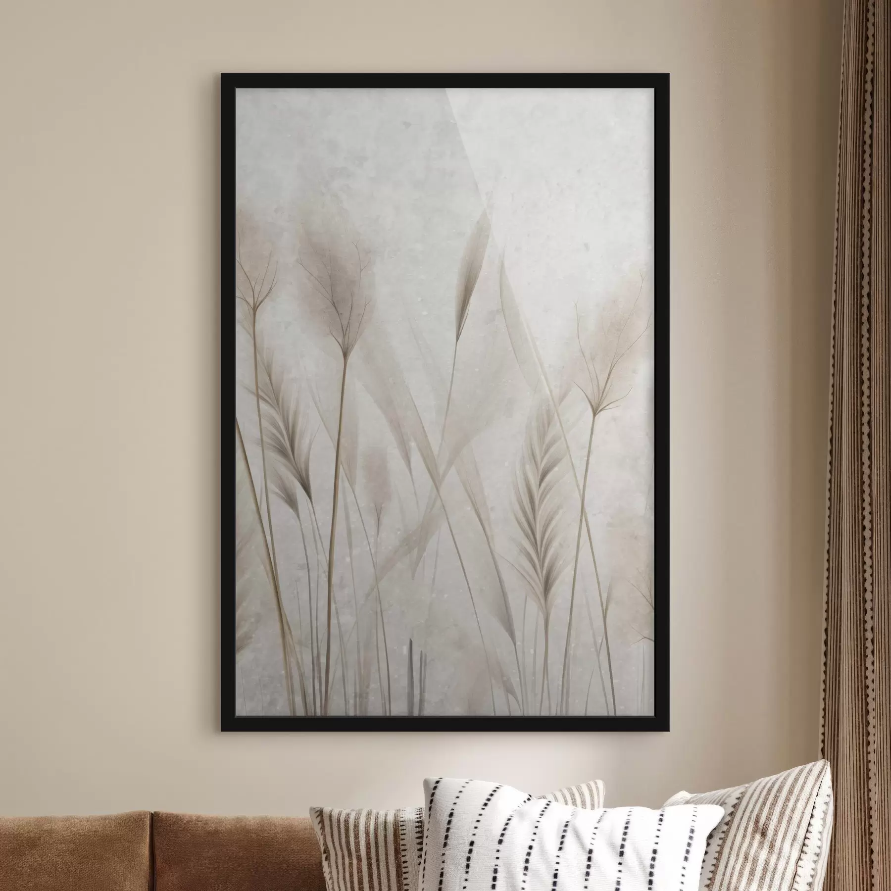 fotószőnyeg Finom fű öreg háttér előtt f47853