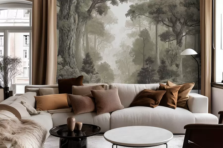 fotószőnyeg Lombhullató erdő w05196v1