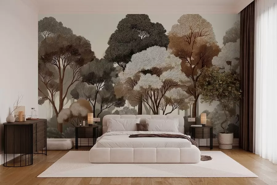 fotószőnyeg Lombhullató erdő w05198v1