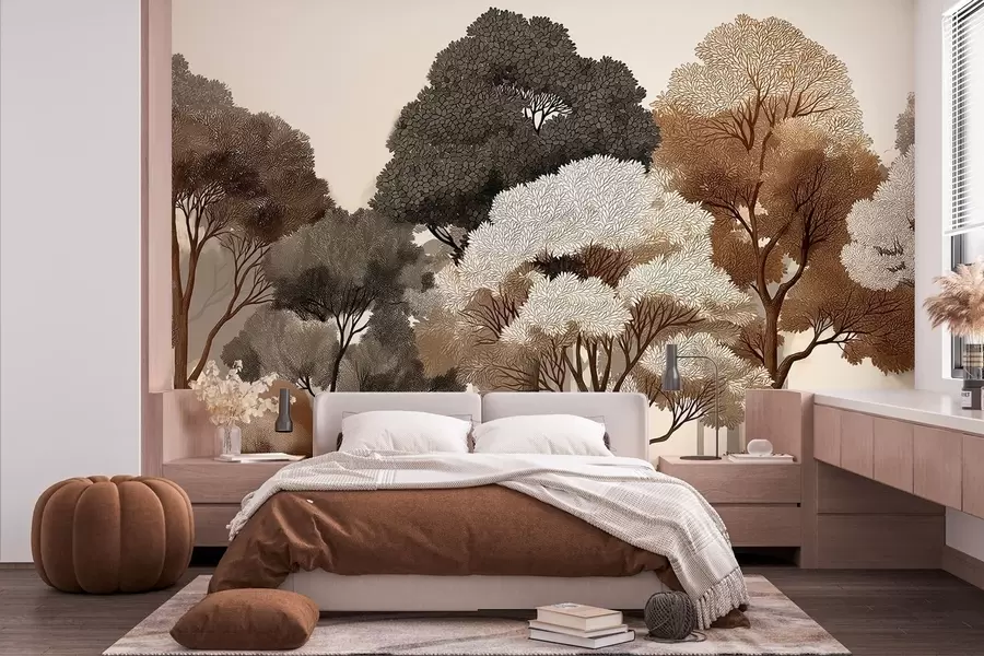 fotószőnyeg Lombhullató erdő w05198v1