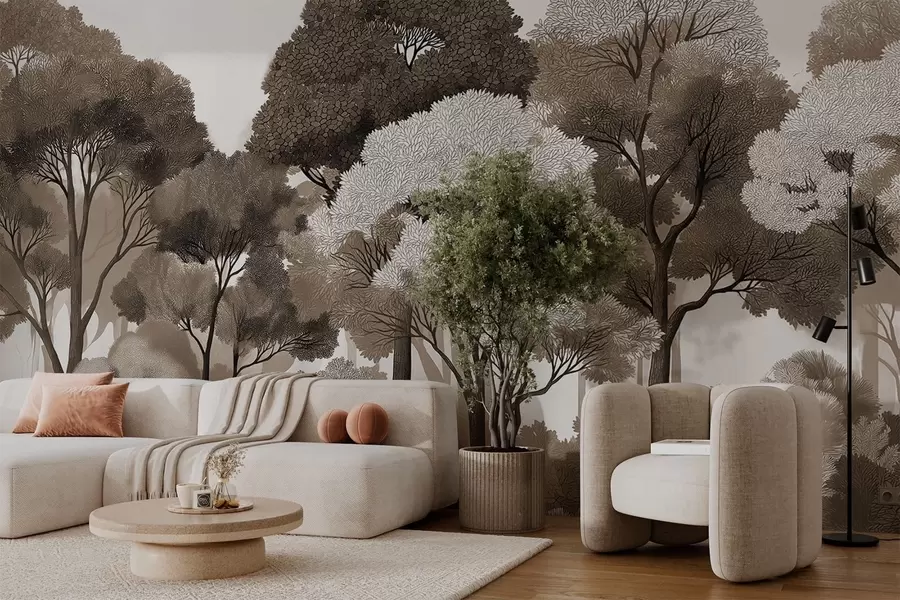 fotószőnyeg Lombhullató erdő w05198v3