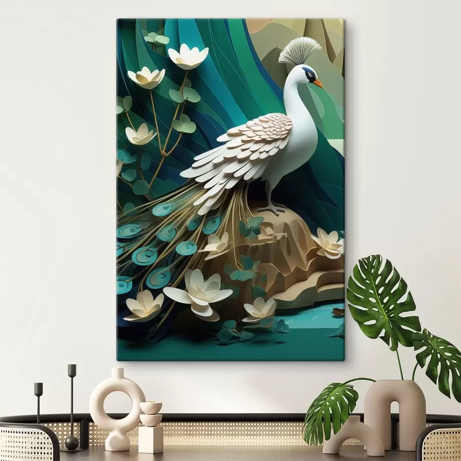 fotótapéta Elegáns páva s47900