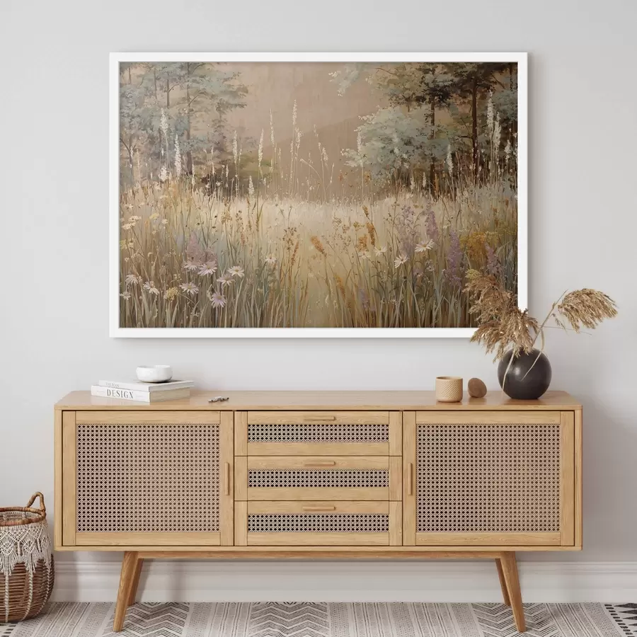 fotószőnyeg Vadvirágok a gyepen f47887