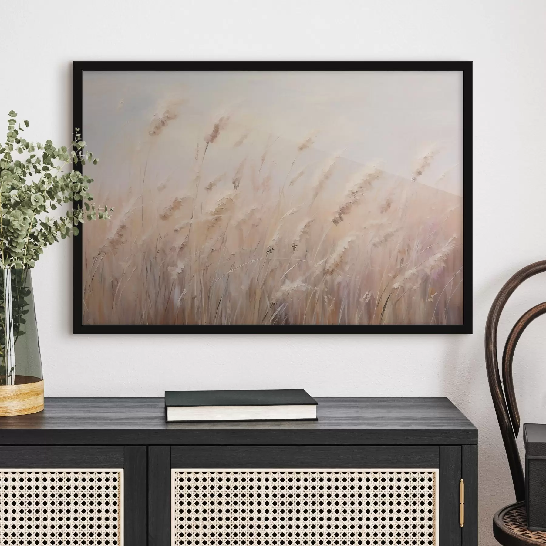 fotószőnyeg Spikelets, olajfestmény utánzat f47889