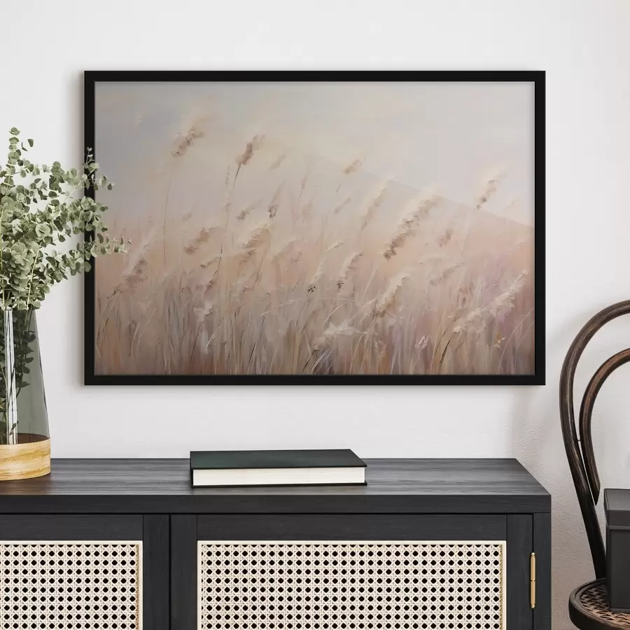 fotószőnyeg Spikelets, olajfestmény utánzat f47889