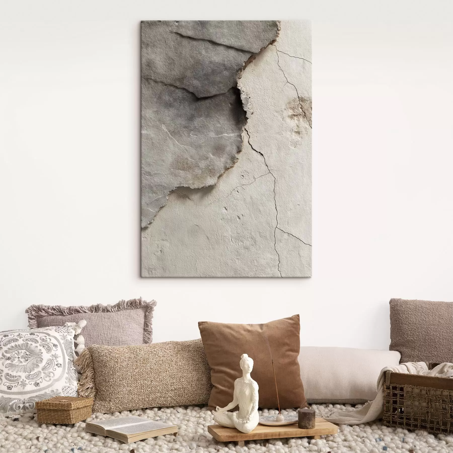 fotótapéta Repedések a falon s47916