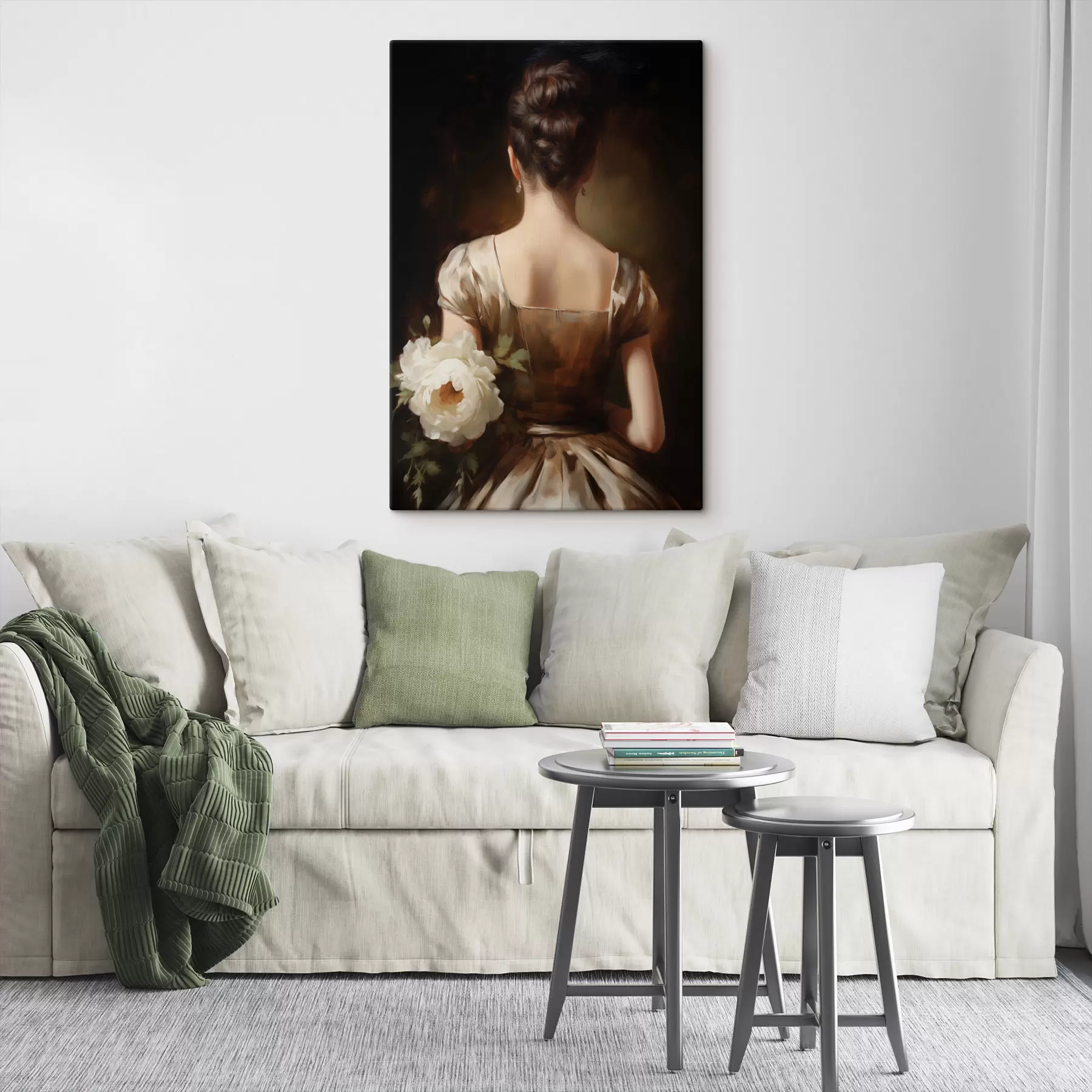 fotótapéta Női portré hátulról s47921