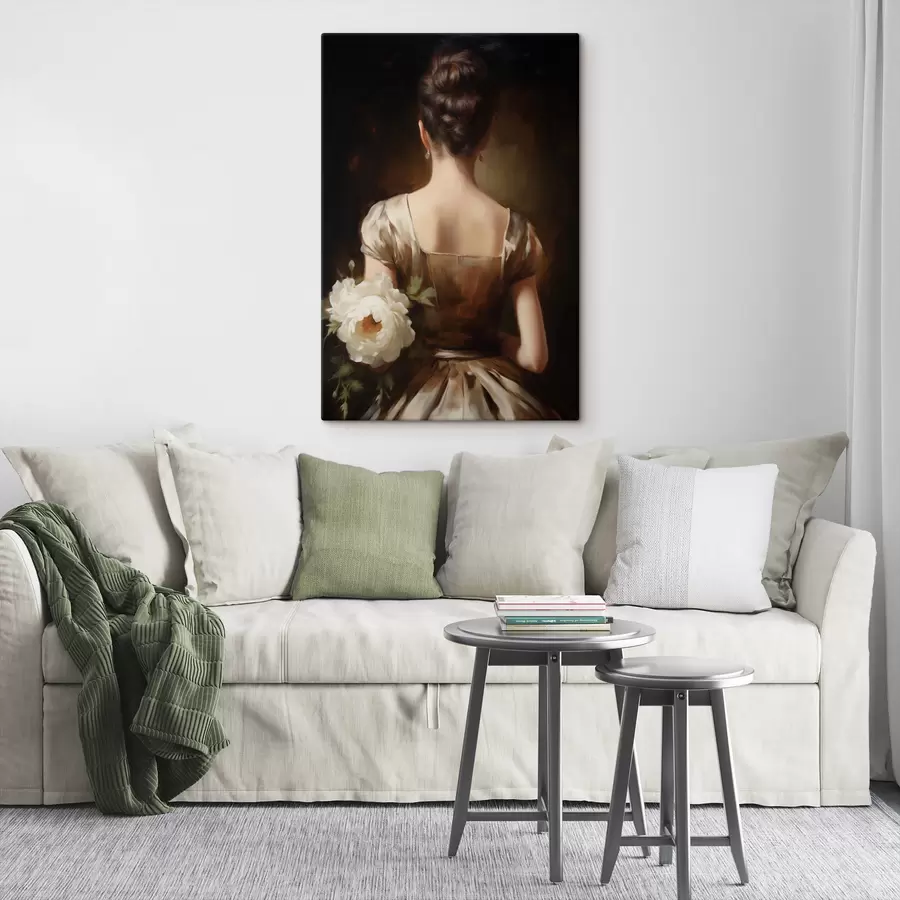 fotótapéta Női portré hátulról s47921