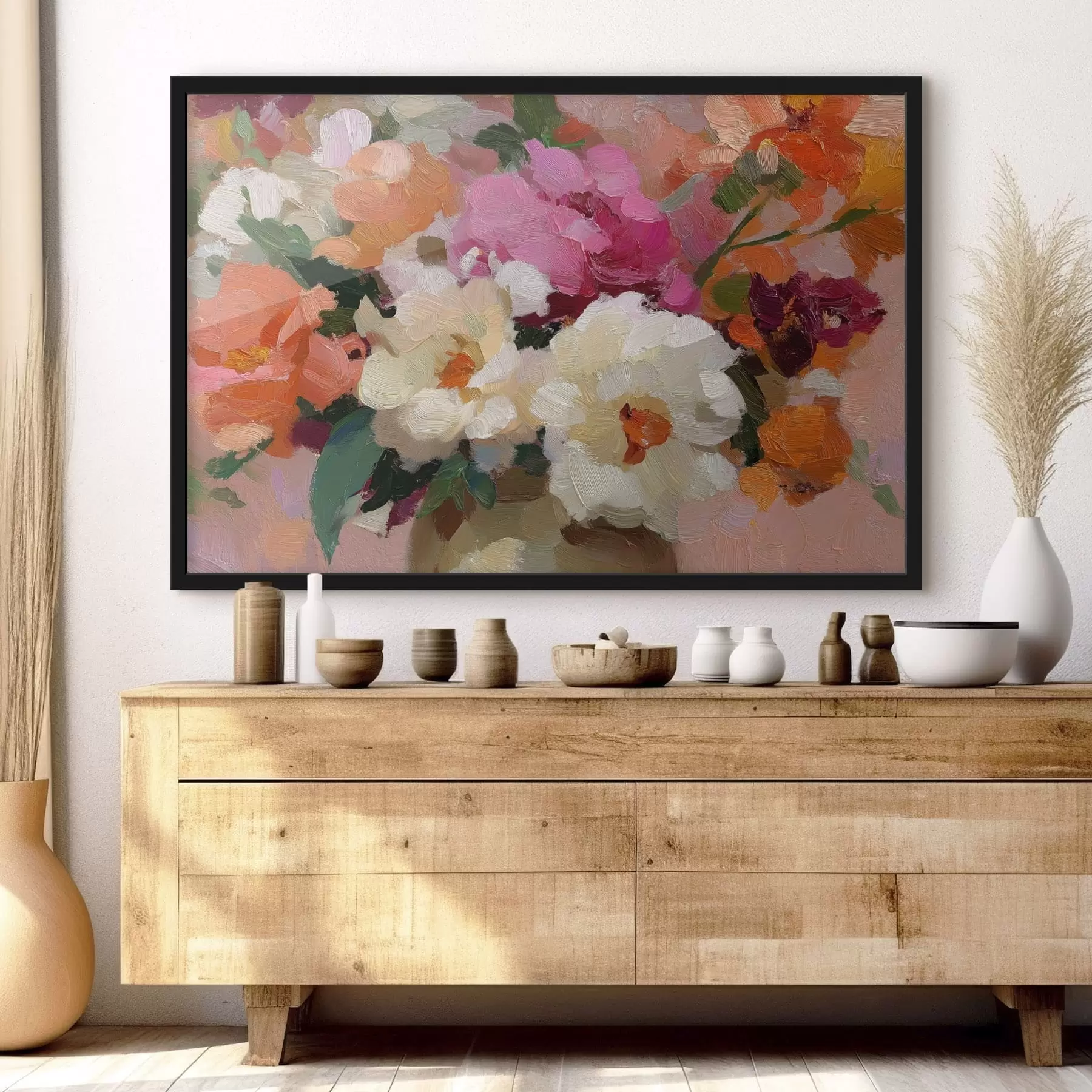 fotószőnyeg Absztrakt virágcsokor f47919