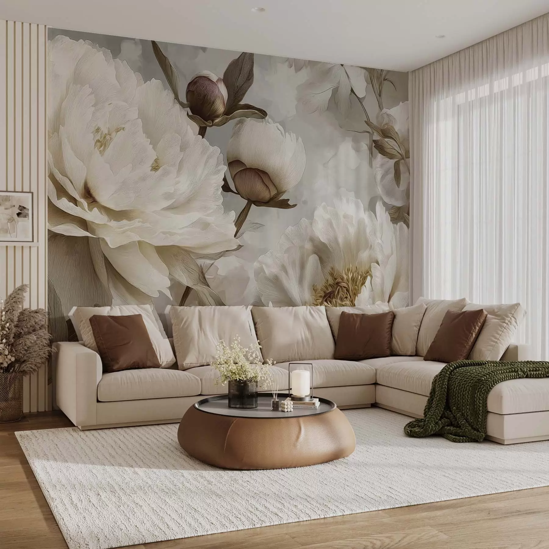 fotószőnyeg Nagy bazsarózsa w09689