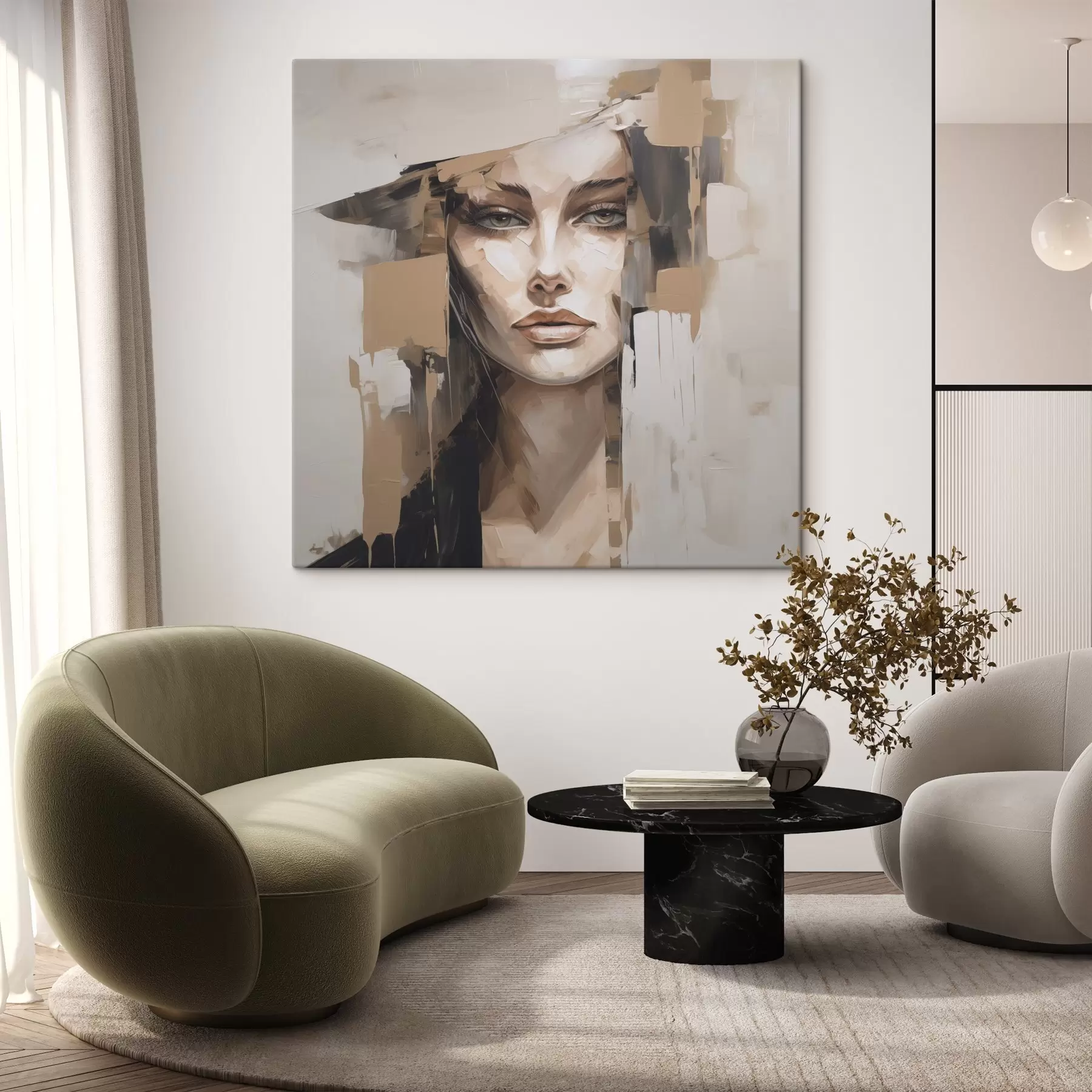 fotótapéta Absztrakt portré s48051