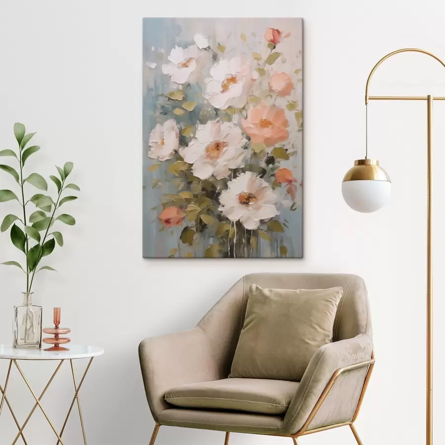 fotótapéta Virágcsokor festmény utánzat s48056