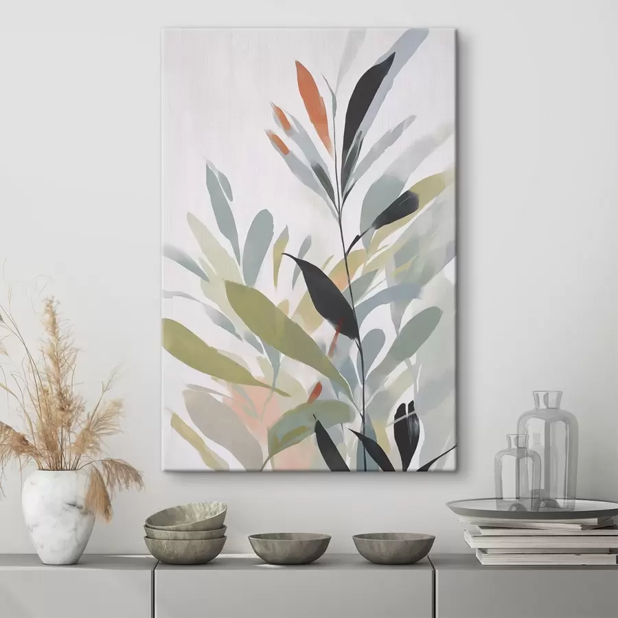 fotótapéta A növényzet festészeti imitációja s48059