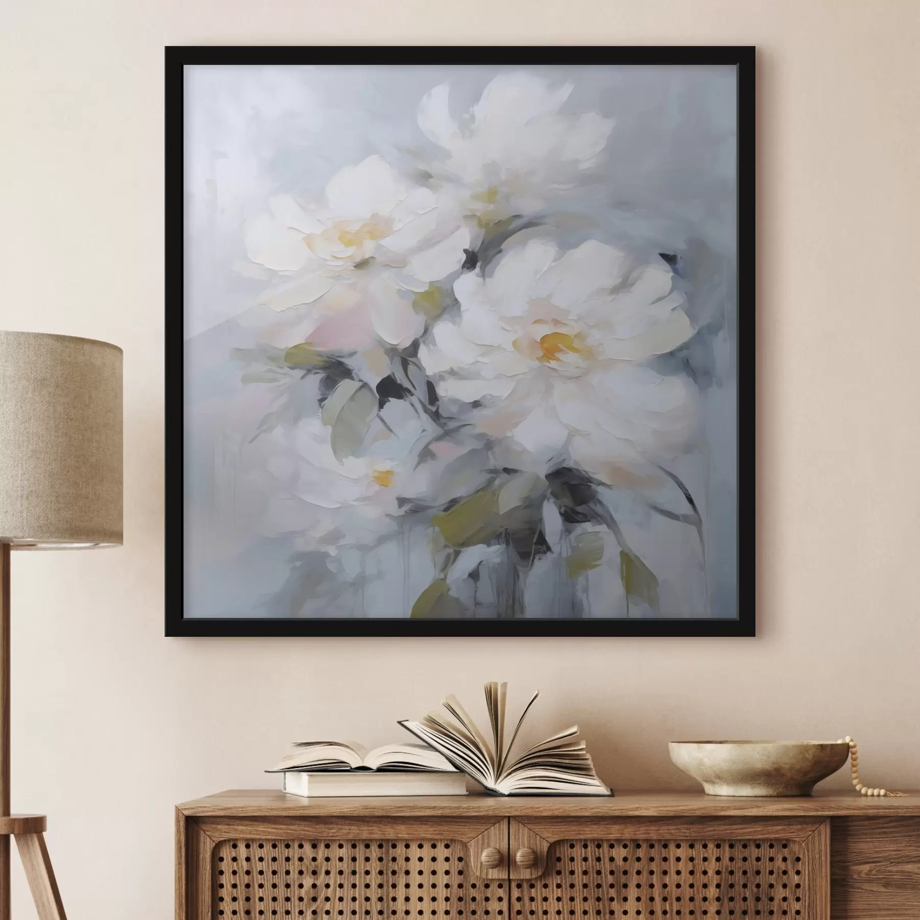 fotószőnyeg Virágok utánzás festmény f48047