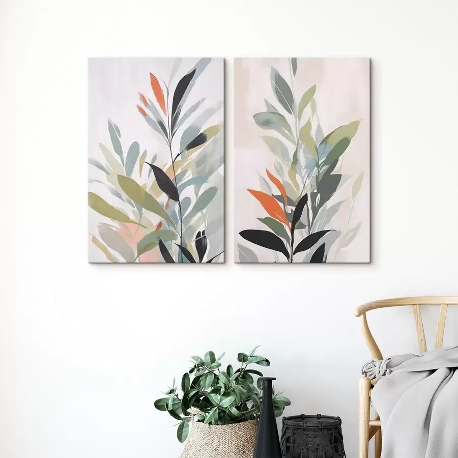 fotótapéta A növényzet festészeti imitációja m30077