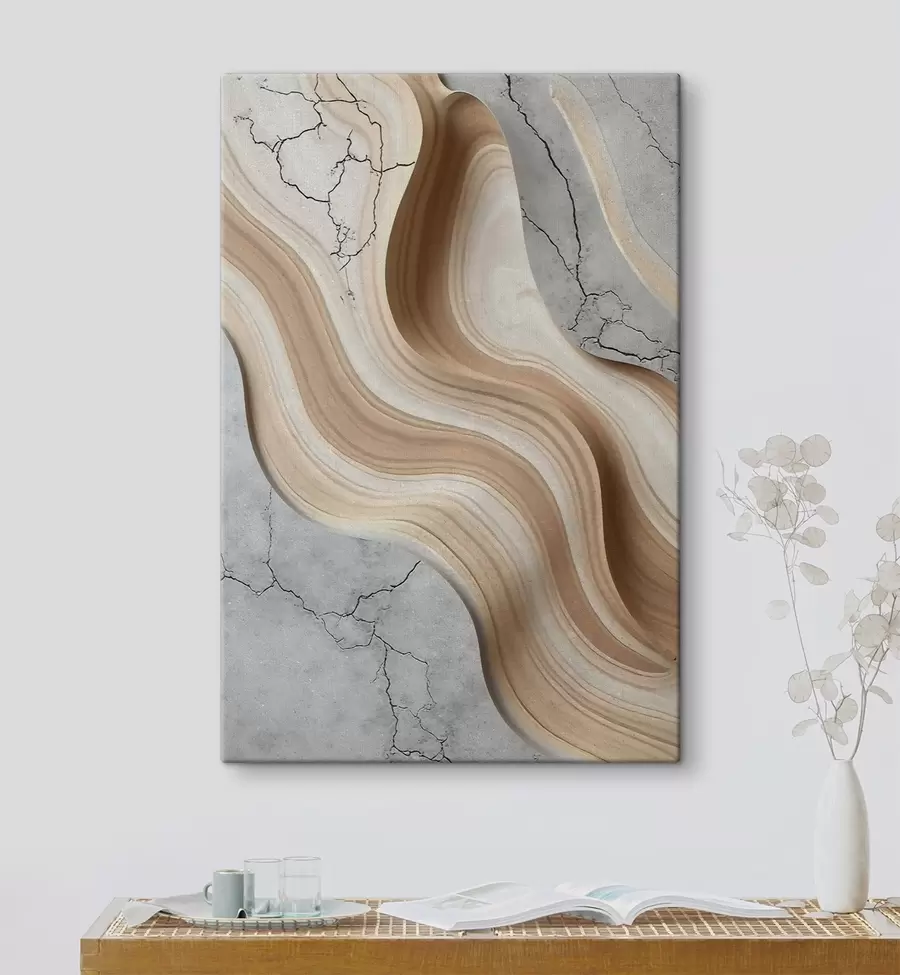 fotótapéta Fa és könnyű beton, utánzat s48104