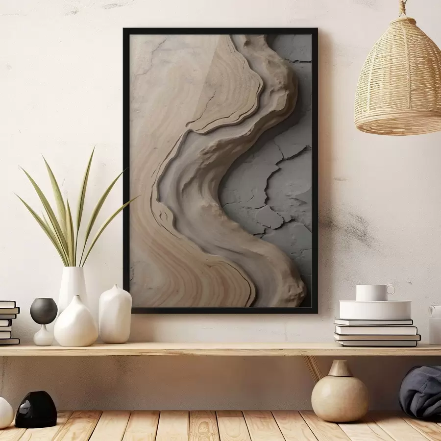 fotószőnyeg Fa és beton, utánzat f48105