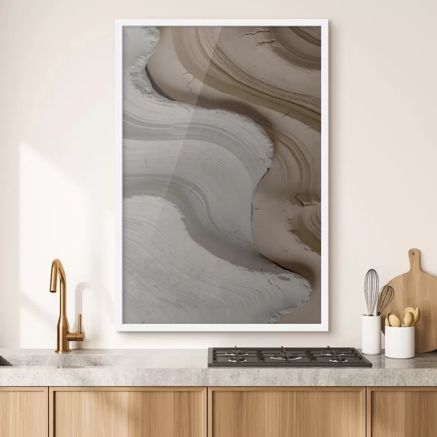 fotószőnyeg Világos és bézs színű díszlécek f48107