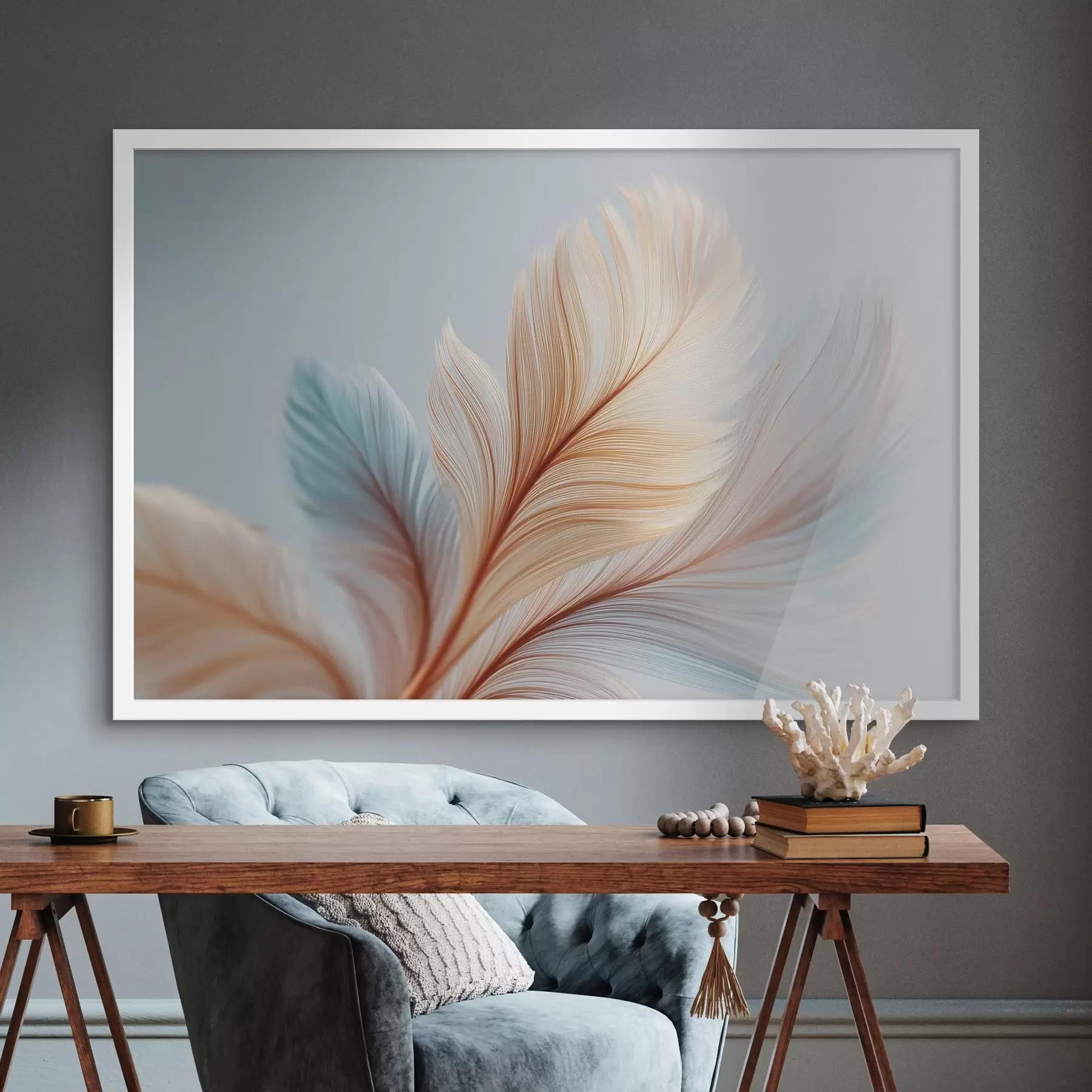 fotószőnyeg Tarka tollak f48110