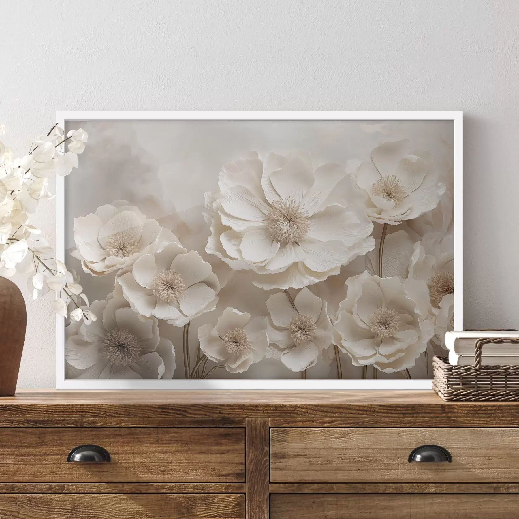 fotószőnyeg Nagy virágok f48111