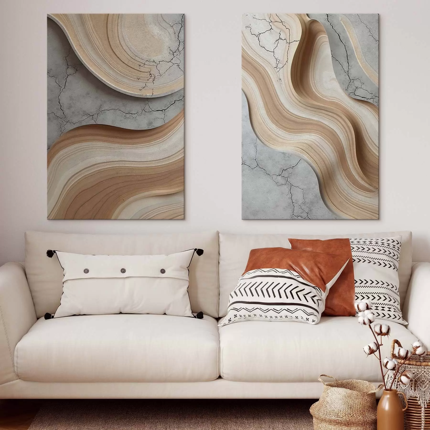 fotótapéta Fa és beton, utánzat m30078