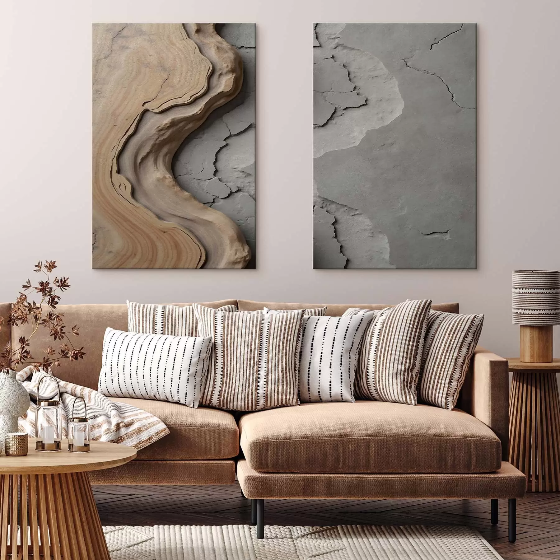 fotótapéta Fa és beton, utánzat m30079