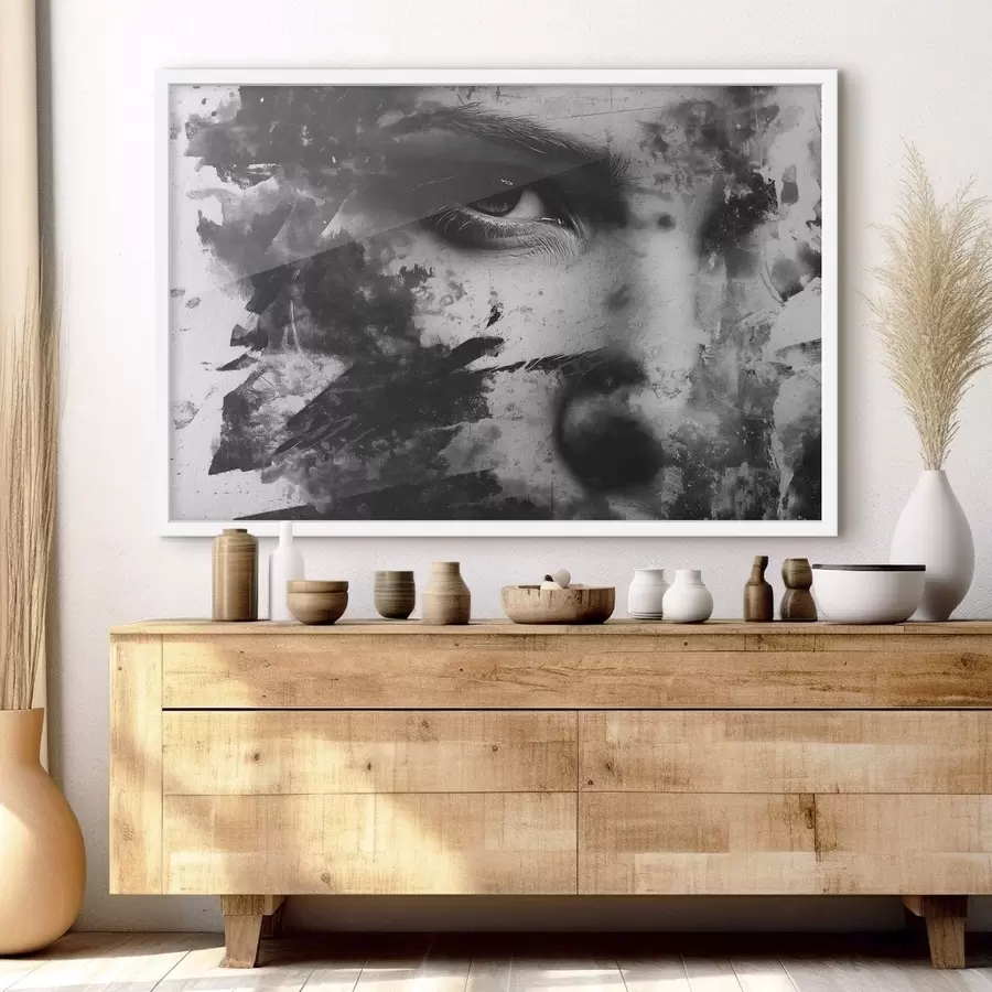 fotószőnyeg Absztrakt portré f48136