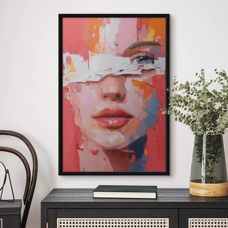 fotószőnyeg Absztrakt portré f48142