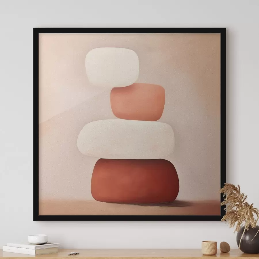 fotószőnyeg minimális absztrakt egymásra helyezett formák kompozíciója f48076