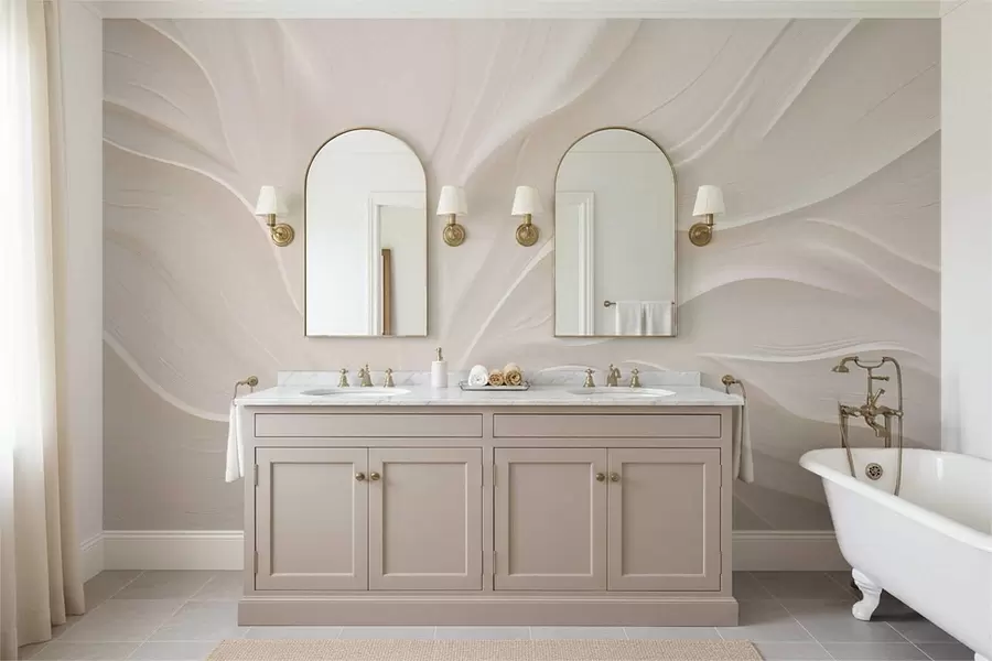 fotószőnyeg Finom, áttetsző levelek egy ágon w05267