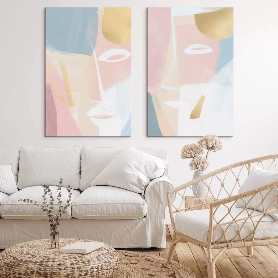 fotótapéta Absztrakt arcok m30063