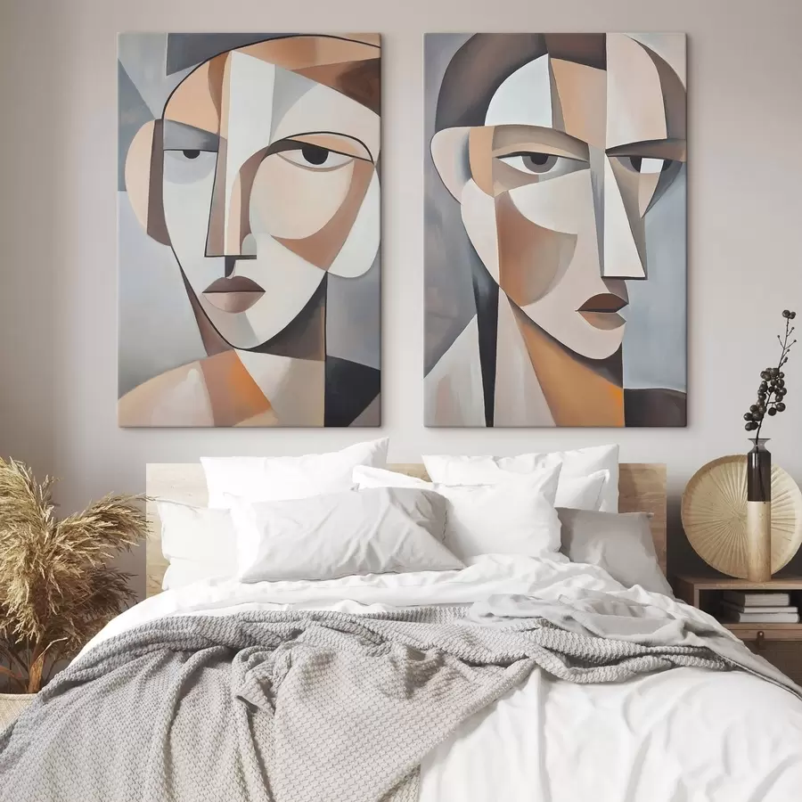 fotótapéta Modern kubista portrék  m30065