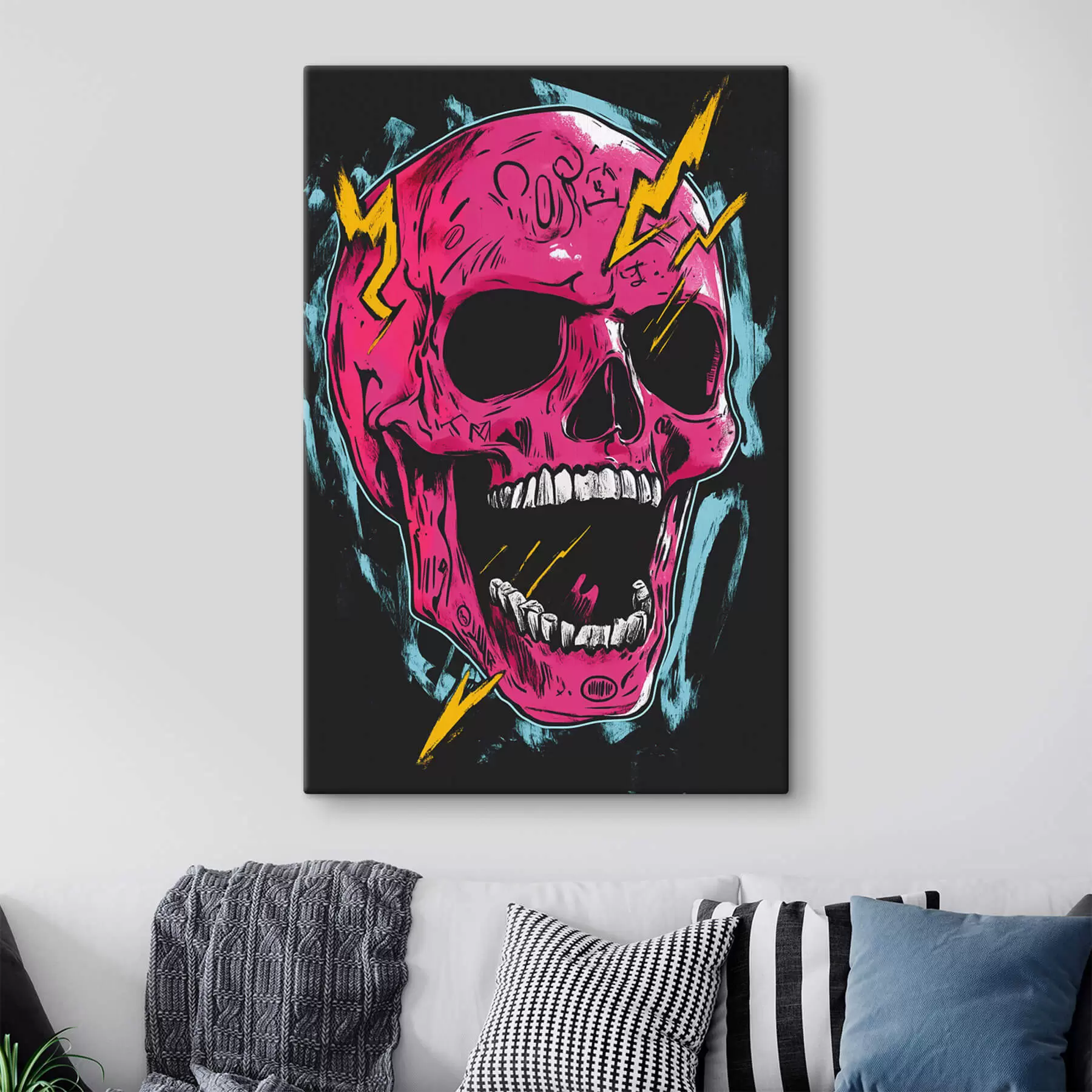 fotótapéta Absztrakt koponya s47780