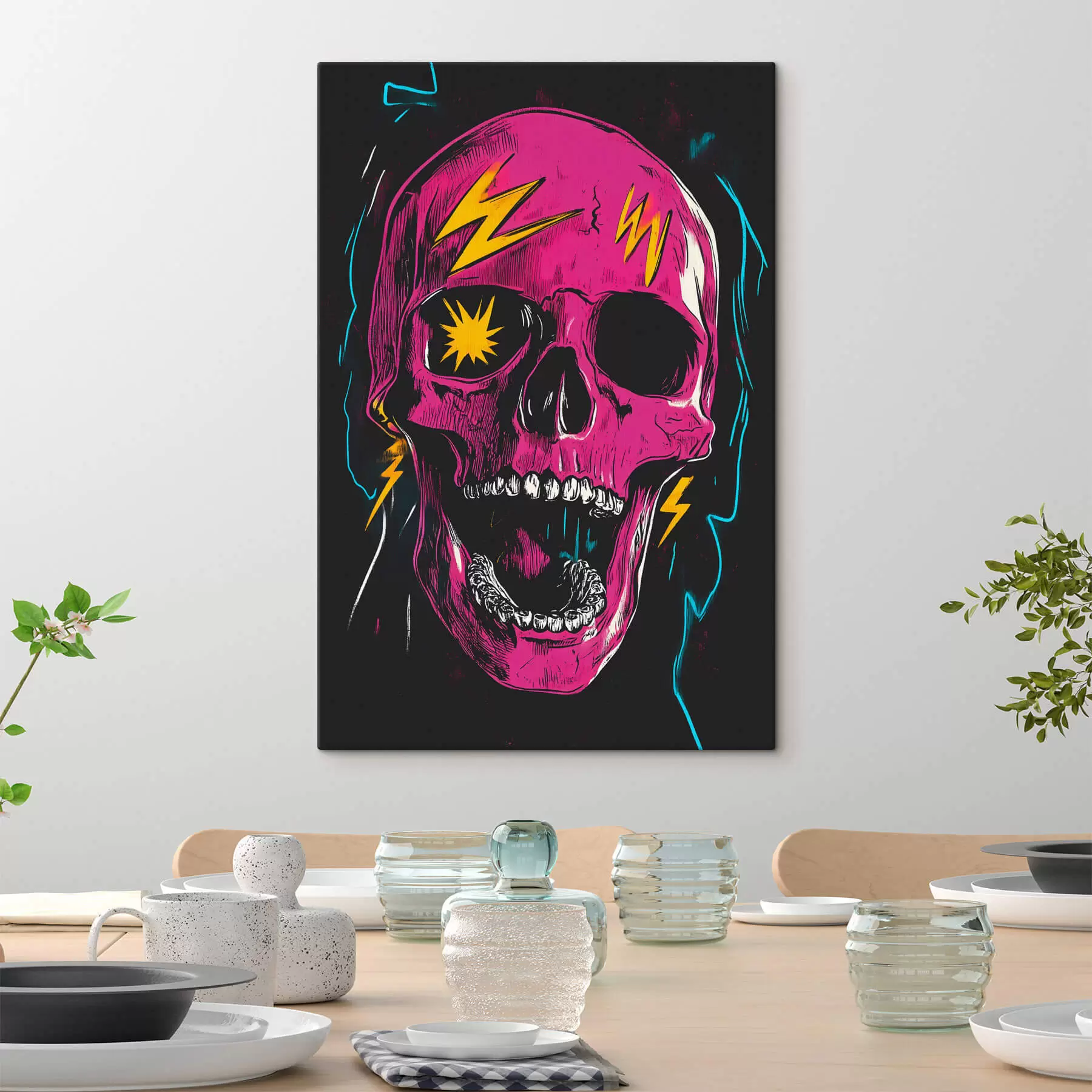 fotótapéta Absztrakt koponya s47781