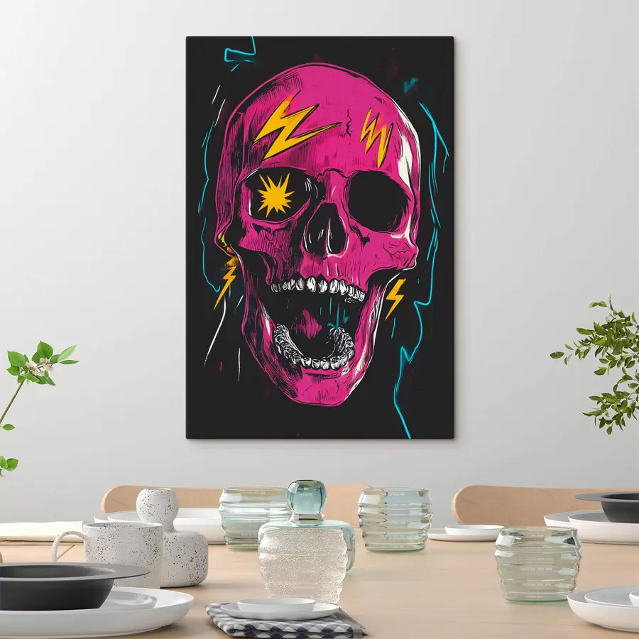 fotótapéta Absztrakt koponya s47781