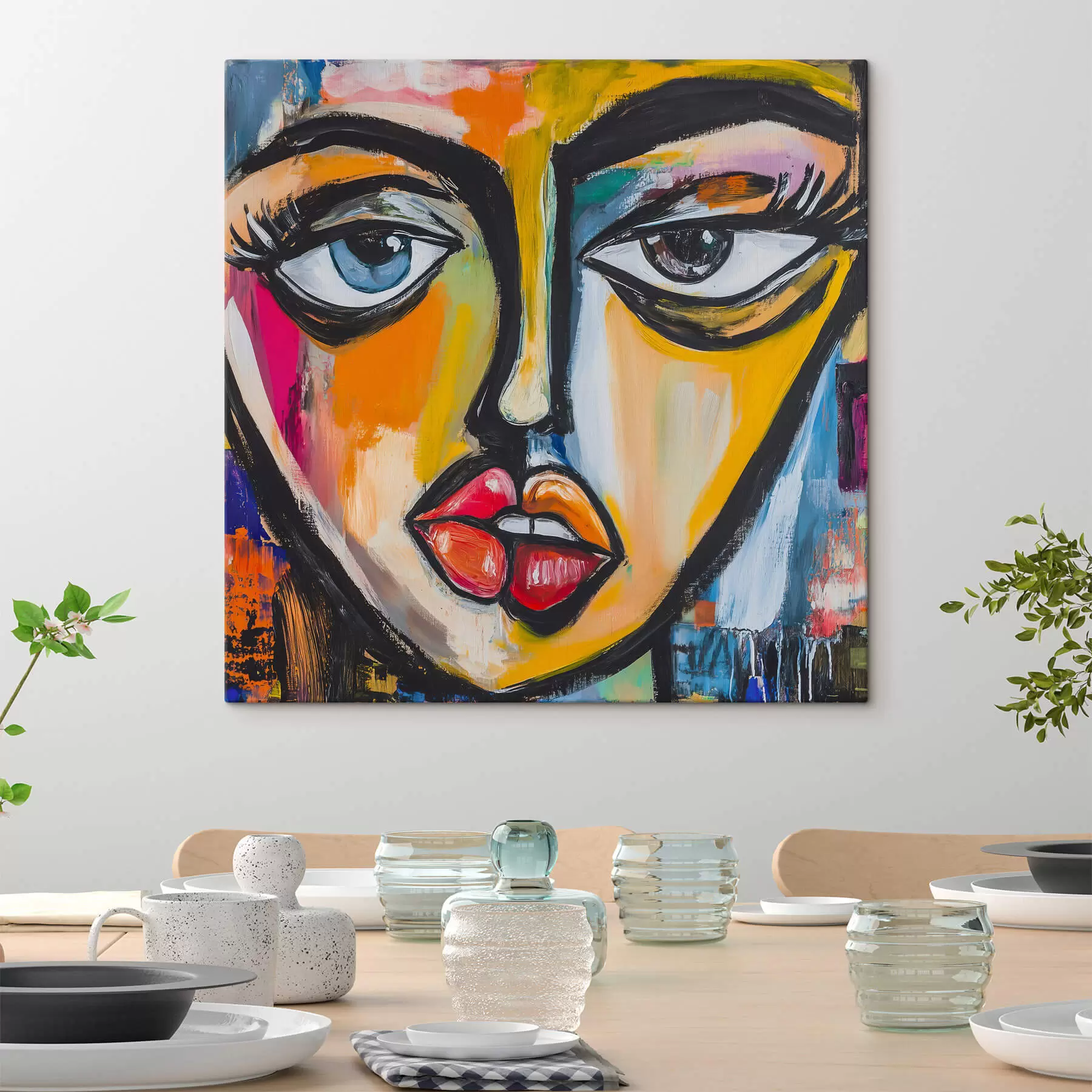 fotótapéta Absztrakt portré s47784