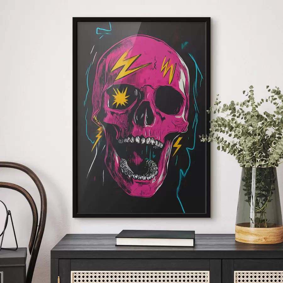 fotószőnyeg Absztrakt koponya f47781