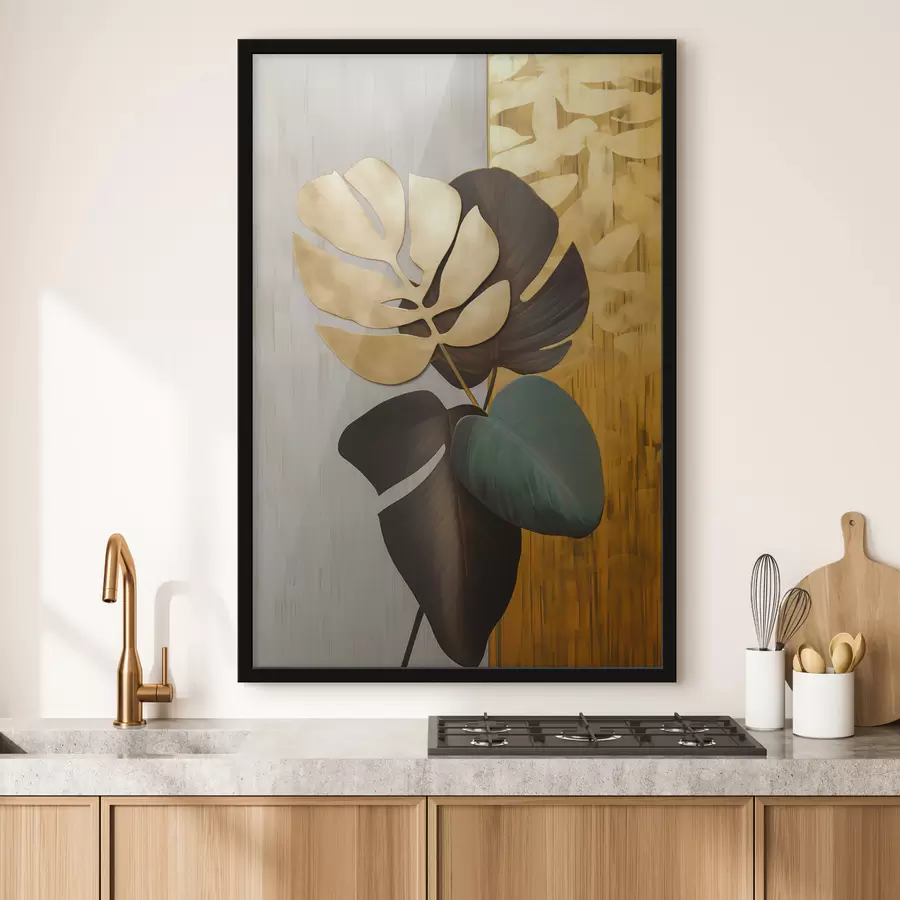 fotószőnyeg Trópusi levelek f47783