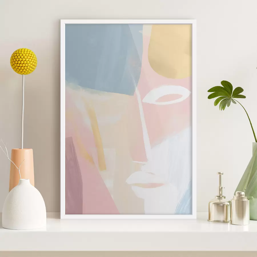 fotószőnyeg Absztrakt arc f48011