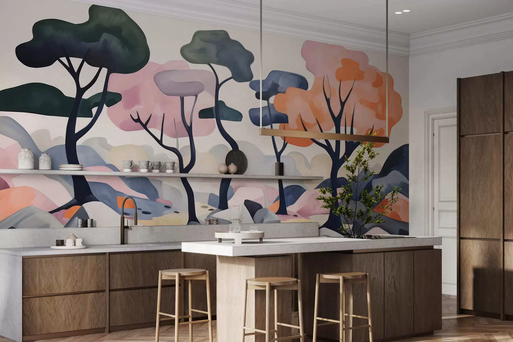 fotószőnyeg Tündérfák w05284