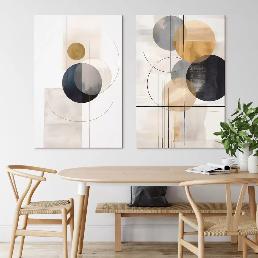 fotótapéta Absztrakt körökkel m30124