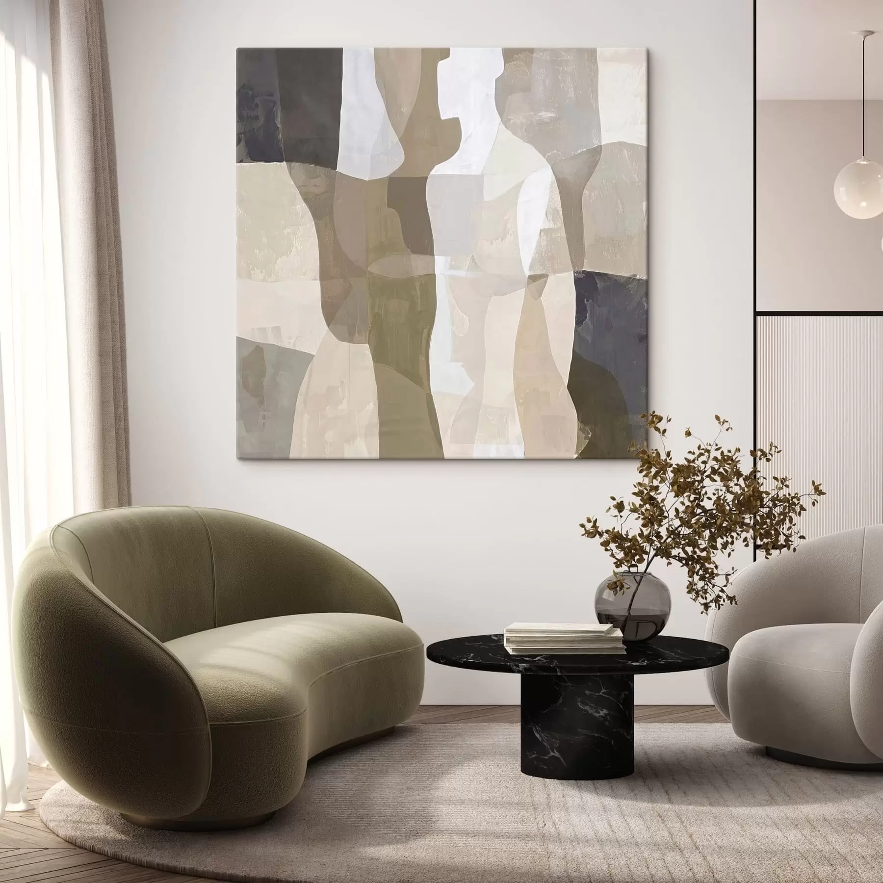 fotótapéta Absztrakt sziluett s48016