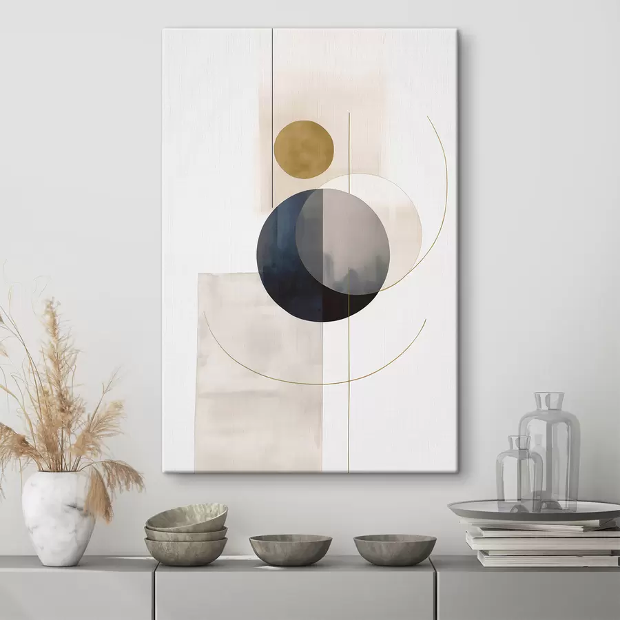 fotótapéta Absztrakt körökkel s48018