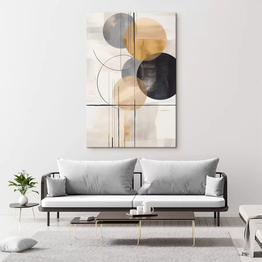 fotótapéta Absztrakt körökkel s48172