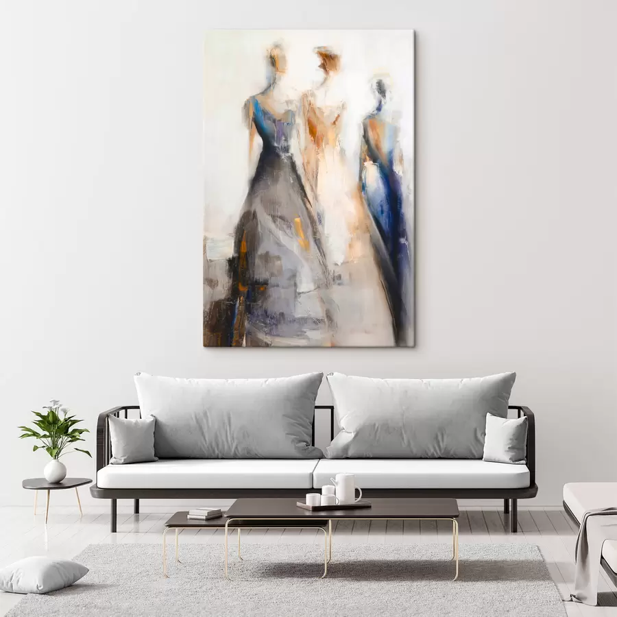 fotótapéta Elegáns absztrakt női sziluettek s48179