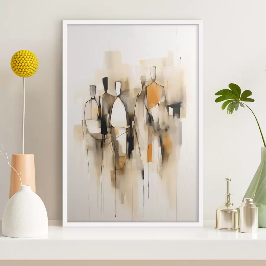 fotószőnyeg Absztrakt sziluettek f48019