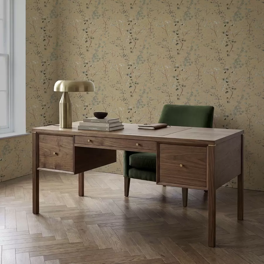 fotószőnyeg Absztrakt botanikai minta körökkel a01126