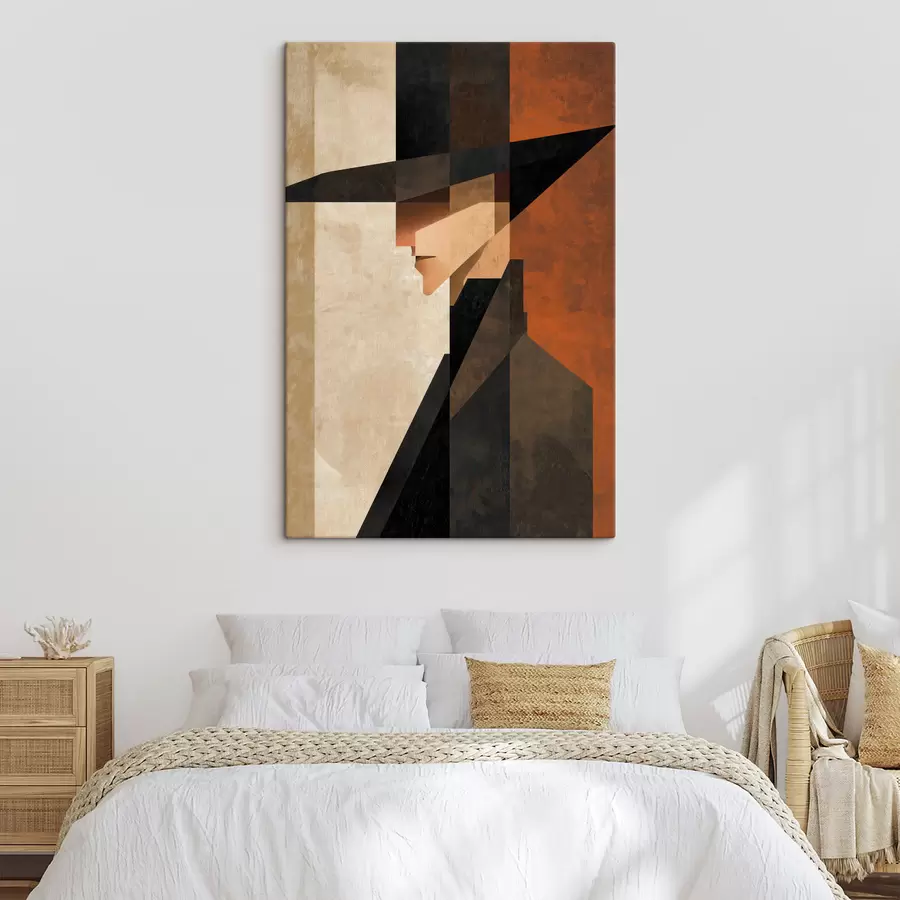 fotótapéta Geometrikus absztrakt portré s48230