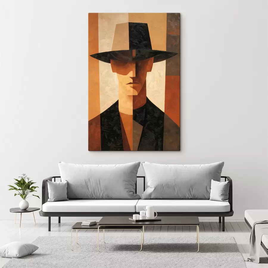 fotótapéta Geometrikus absztrakt portré s48231