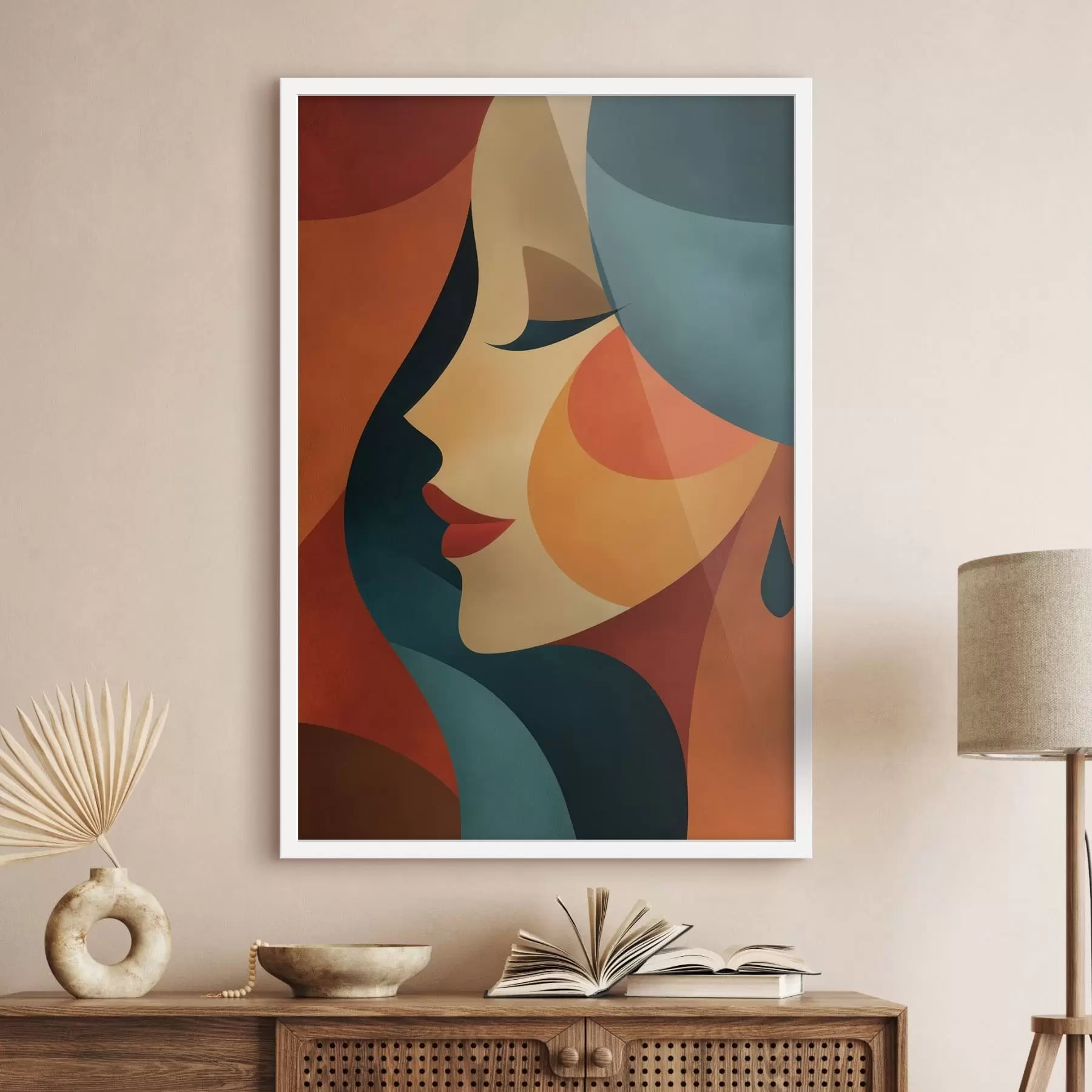 fotószőnyeg Absztrakt portré f48235